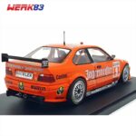 Werk83 1/18 1993 bmw e36 coupe #9 a.hahne *jägermeister* dtm, orange - Image 2