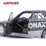 Werk83 1/18 1992 mercedes-benz 190e 2.5-16 evo ii #3 klaus ludwig dtm champion, black/white - Image 3