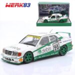 Werk83 1/18 1991 mercedes-benz 190e 2.5-16 evo ii #20 michael schumacher dtm race norisring, green/w