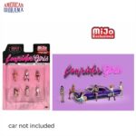 AMERICAN DIORAMA 1/64 lowrider girls figure set