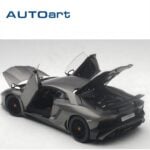 AUTOART 1/18 2015 lamborghini aventador sv lp750-4, grigio titansmetallic grey - Image 2