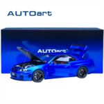 AUTOART 1/18 2005 nissan skyline gt-r r34 z-tune, bayside blue