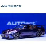 AUTOART 1/18 2005 nissan skyline gt-r r34 z-tune, midnight purple - Image 2
