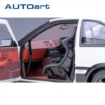 AUTOART 1/18 toyota sprinter trueno ae86 “project d”, white/black - Image 3
