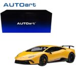 AutoArt lamborghini huracan performante, giallo inti, scale:1/18