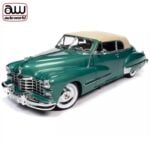 Auto World 1/18 1947 cadillac series 62 cabriolet, ardsley green metallic