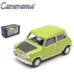 Cararama 1/43 mini cooper *mr. bean*, lime/black