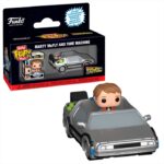 Funko Bitty Pop! Rides: Back To The Future - Marty McFly and Time Machine Vinyl Figures