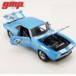 GMP 1/18 1967 chevrolet trans am camaro z/28 #56 dana chevrolet southgate, blue - Image 2