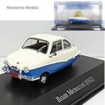 Magazine Models 1/43 1962 bambi microcoupe, white/blue