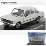Magazine Models 1/43 1981 fiat 125 mirafiori, silver