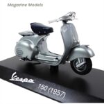 Magazine Models 1/18 1957 vespa 150, grey