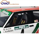 OTTOmobile  1/12 FIAT 131 ABARTH WHITE M.ALEN RALLYE PORTUGAL 1978 - Image 5
