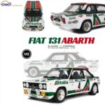 OTTOmobile  1/12 FIAT 131 ABARTH WHITE M.ALEN RALLYE PORTUGAL 1978 - Image 6