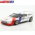 WERK83 1/18 1980 bmw m1 procar #99 toine hezemans procar series, blue/white/red