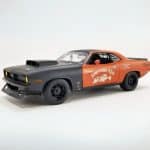 Acme Diecast 1/18 1970 plymouth hemi cuda pork chops something fishy*, black/ dark red primer
