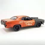 Acme Diecast 1/18 1970 plymouth hemi cuda pork chops something fishy*, black/ dark red primer - Image 2