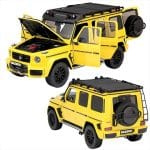 Almost Real 1/18 2020 brabus mercedes-amg g63 with adventure package, electric beam yellow - Image 2