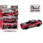 Auto World 1/64 2019 dodge challenger srt hellcat #6 *mopar*, red/black