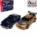 Auto World 16ft tokyo midnight under ground racing electric racing slot car set