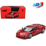 BBR 1/64 2024 ferrari 296 gtb f1-75, rosso imola