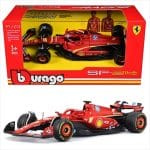 Bburago 1/43 - 2024 Ferrari F1 Formula 1 SF24 #16 Charles Leclerc Red White Yellow Diecast