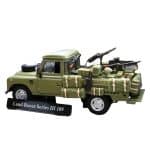 Cararama 1/43 land rover 109 military, green - Image 2