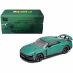 2021 nissan gt-r50 by italdesign, dark green