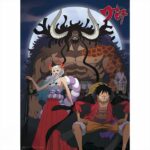 Abysse One Piece - Luffy  Yamato vs Kaido Poster 52x38cm GBYDCO242