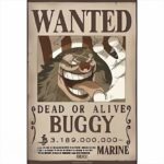 Abysse One Piece - One Piece - Buggy Wanted Poster 52x38cm