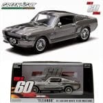 GreenLight 1/43 1967 ford mustang *eleanor* gone in 60 seconds 2000, tungsten grey with black stripe