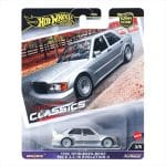 Mattel Hot Wheels Premium Car Culture: Modern Classics - 1990 Mercedes-Benz 190 E 2.5-16 Evo II, sil