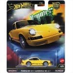 Mattel Hot Wheels Premium Car Culture: Hammer Drop - Porsche 911 Carrera RS 2.7, yellow 4/5