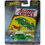 Mattel Hot Wheels Premium 1/64 – Pop Culture – Action Sedan Action Comics #1 Green