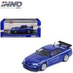 Inno Models 1/64 nissan skyline gt-r r34 v-spec tuned by *mine`s*, blue
