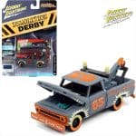 Johnny Lightning 1/64 johnny lightning street freaks - 1965 Chevy Tow Truck #65 - Grey Red