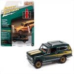 Johnny Lightning 1/64 1979 international scout midas edition, emerald green poly