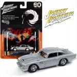 Johnny Lightning 1/64 golden eye aston martin db5, #007, silver birch