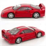 KK Scale 1/18 ferrari f40 italia design with red seats, red/white/green - Image 2