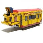 Magazine Models pinder circus caravan Creperie/snack  truck set. caravan is 22cm long Scale:1/43