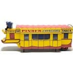 Magazine Models pinder circus caravan Creperie/snack  truck set. caravan is 22cm long Scale:1/43 - Image 3