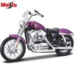 Maisto 1/18 2013 harley davidson xl 1200v seventy-two, purple metallic
