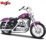 Maisto 1/18 2013 harley davidson xl 1200v seventy-two, purple metallic - Image 2