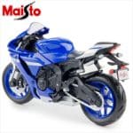 Maisto 1/18 2021 yamaha yzf-r1, blue/grey - Image 2