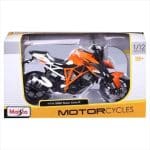 Maisto 1/12 ktm 1290 Super Duke R Motorcycle Orange black