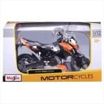 Maisto 1/12 ktm 690 Duke Motorcycle Orange black