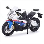 Maisto 1/12 BMW S 1000 RR MOTORCYCLE White Red Blue