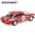Minichamps 1972 alfa romeo gta 1300 junior, autodelta, facetti/truci, scale: 1/18 spa 24h, red - Image 2