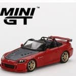 Mini GT 1/64 honda s2000 ap2 mugen, new formula red with black hood