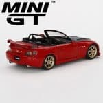 Mini GT 1/64 honda s2000 ap2 mugen, new formula red with black hood - Image 2